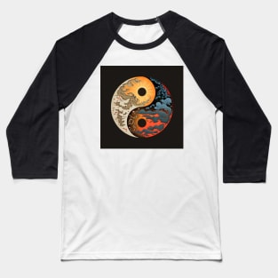 Yin Yang - Creation of Balance Baseball T-Shirt